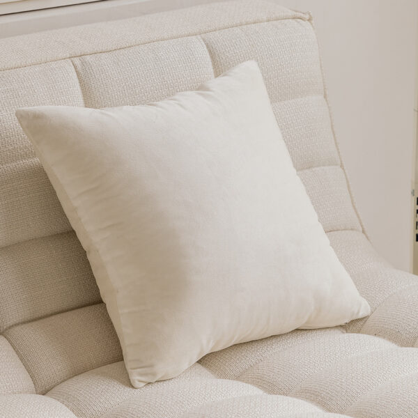 Cream-Style Pure Cotton Pillowcase – Nordic Minimalist Sofa Cushion Cover