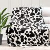 e8c6194b-57d0-452a-a55e-5d487d216bbb.jpg Cow Print Flannel Blanket – Soft Warm Home Throw