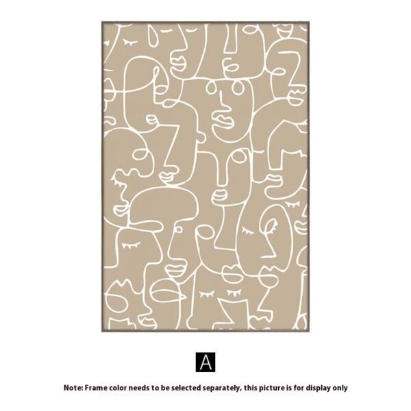 Living Room Background Wall Mural – Modern Decorative Painting