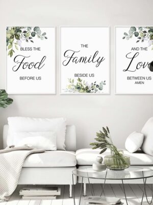 Minimalist Background Wall Painting – Modern Living Room Decor