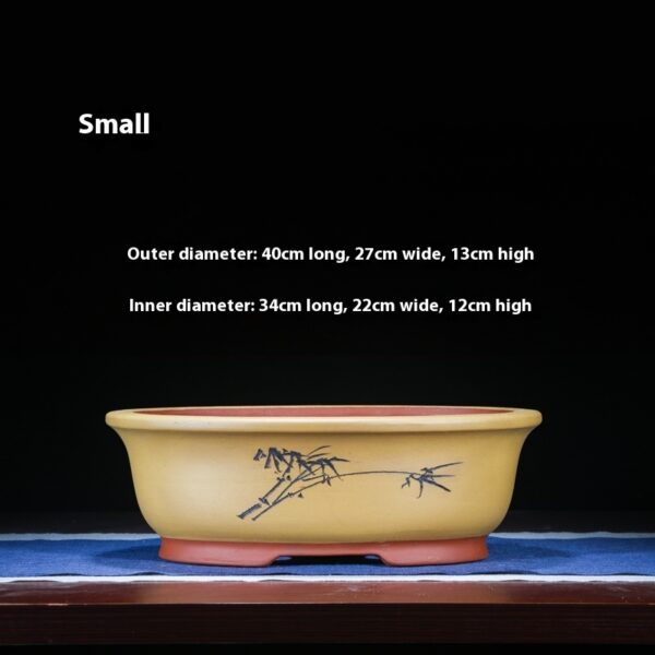 86663b2b-cf9f-4496-9782-cf14be973adc_trans.jpeg Purple Sand Oval Bonsai Planter