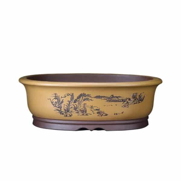 b325e73c-c174-4e6a-a3d0-31bfb52a6154_trans.jpeg Purple Sand Oval Bonsai Planter