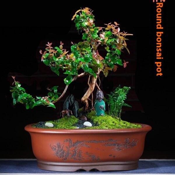 cd11410a-517a-4003-bbc7-79748356308a_trans.jpeg Purple Sand Oval Bonsai Planter
