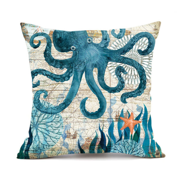 Sea Turtle Printed Cushion Covers