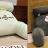 Plush Triangle Backrest Reading Pillow
