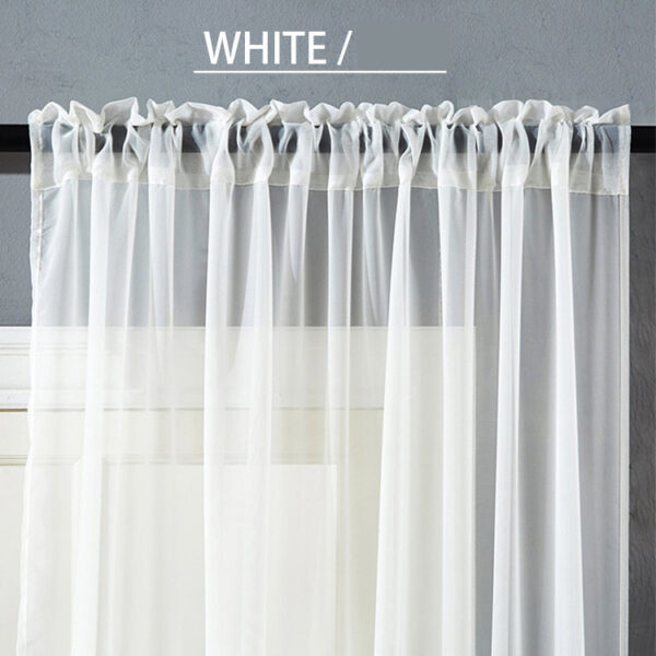 Cotton window-Breakandbeyound Cotton Linen Window Screen Panel