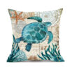 Sea Turtle Printed Cushion Covers