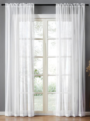 Cotton Linen Window Screen Panel